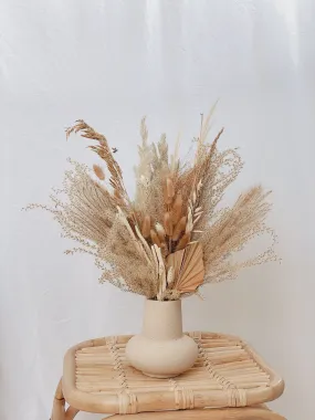 Cream Shades Fluffy Pampas Grass & Bunny Tails Boho Wedding Decoration / Decoration Centerpiece