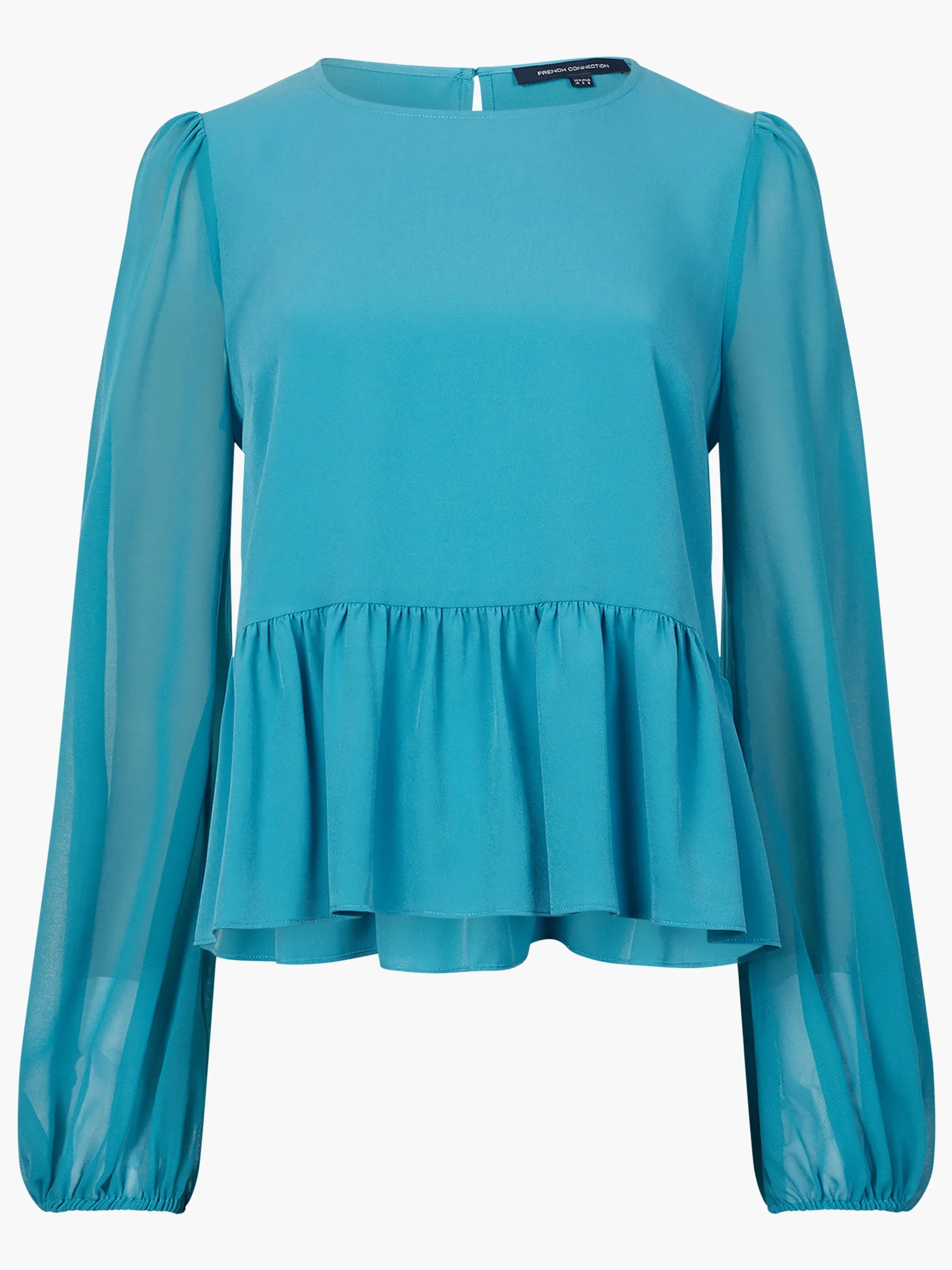 Crepe Light Georgette Peplum Top