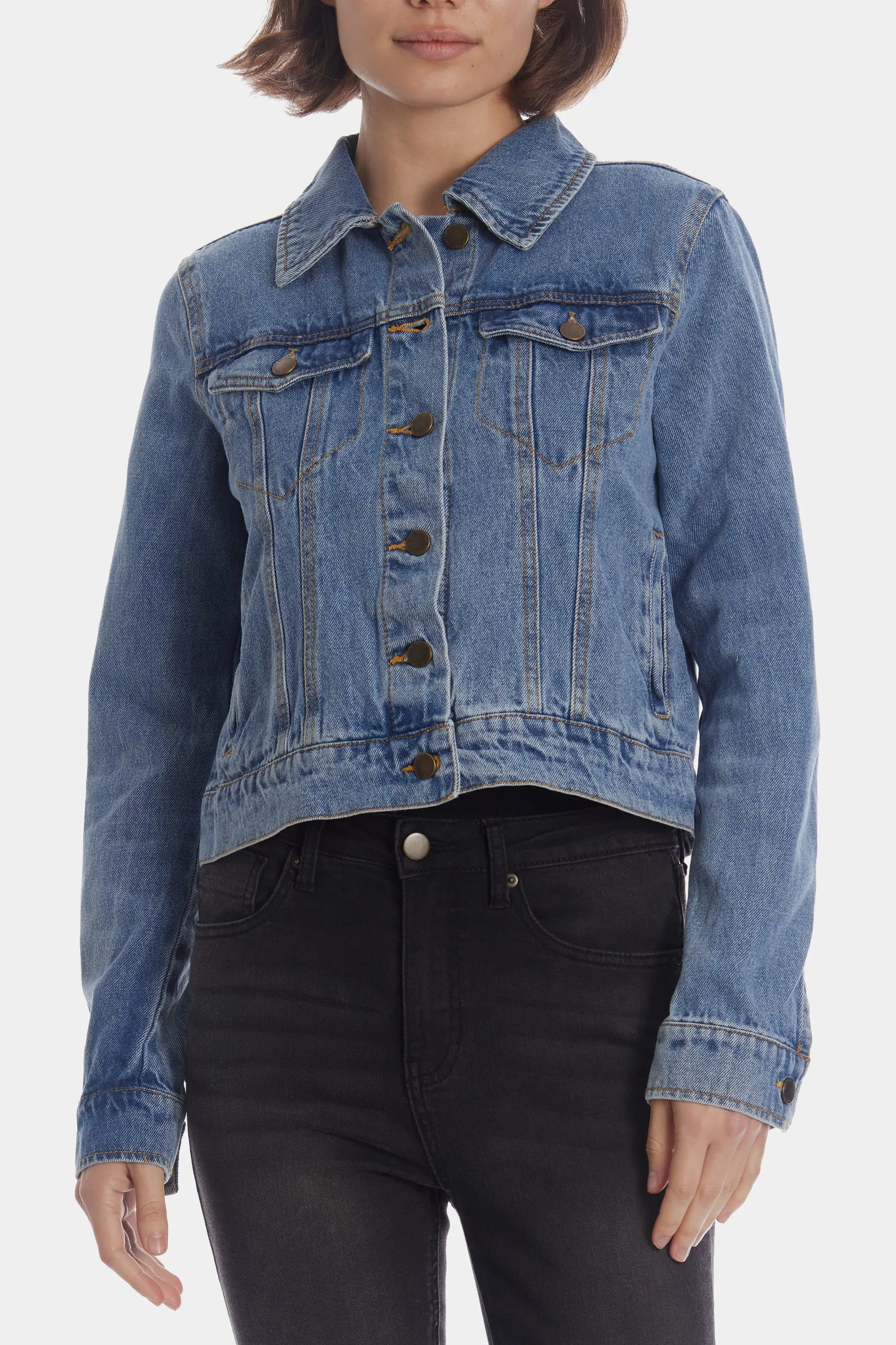 Cropped Denim Jacket