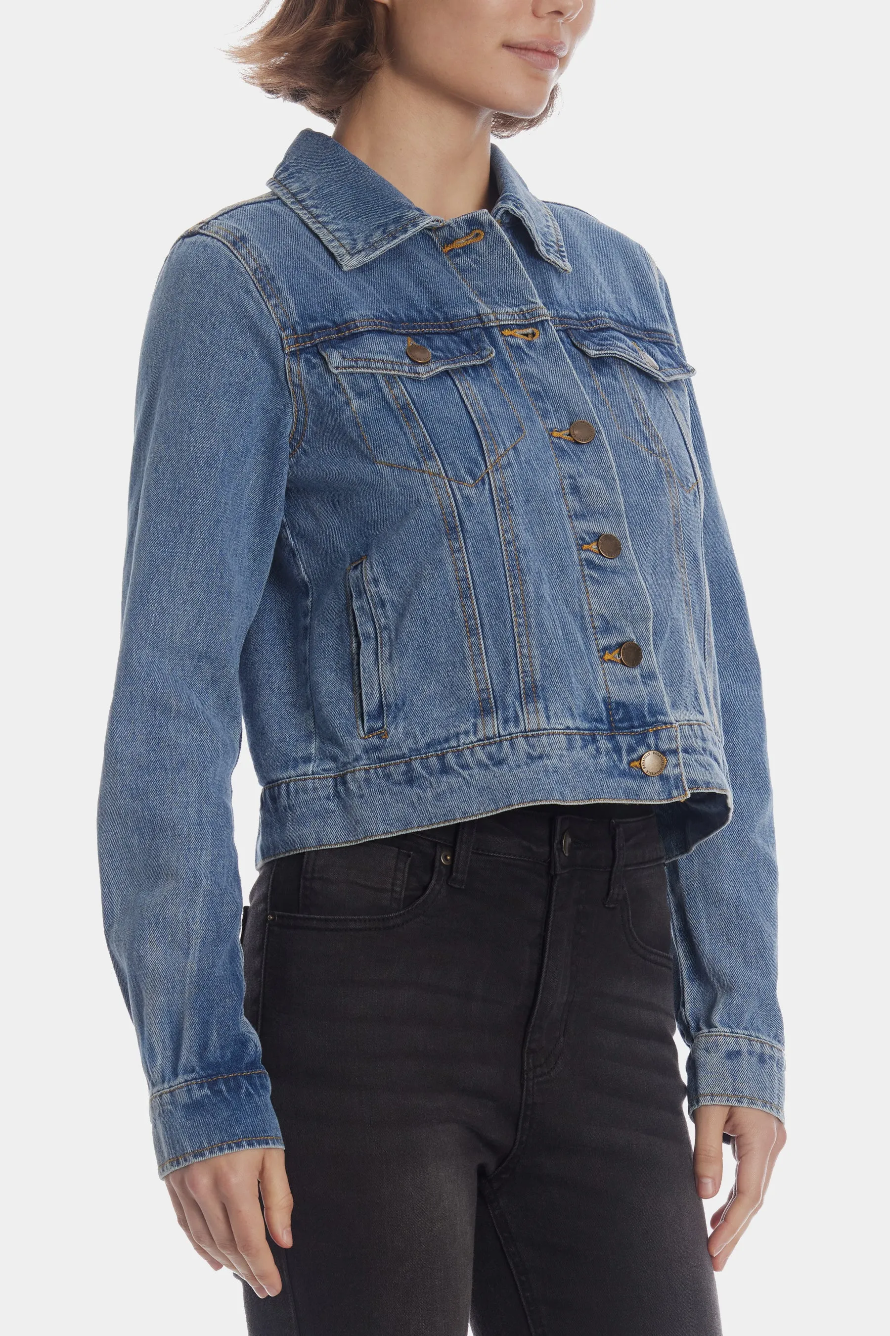 Cropped Denim Jacket