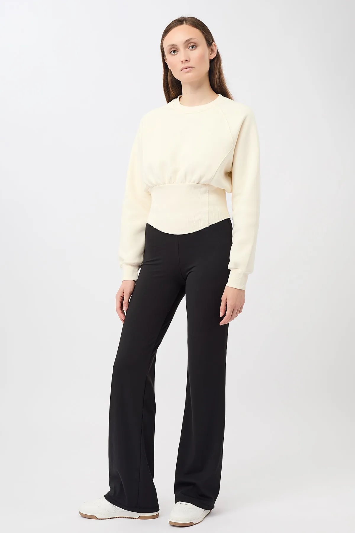 Cropped Sweater (Vanilla)