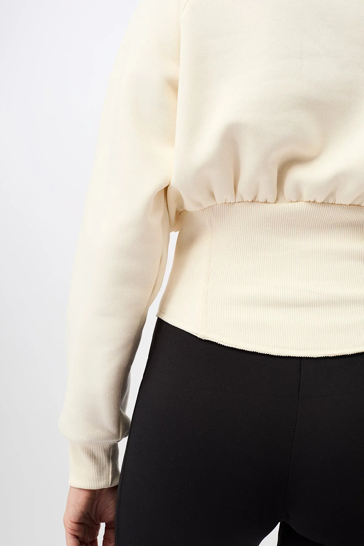 Cropped Sweater (Vanilla)