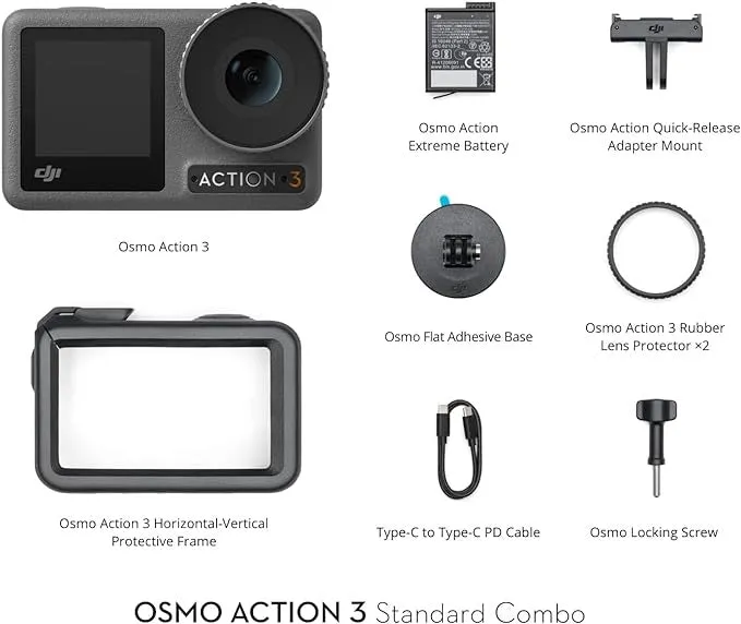 Dji osmo action 3 standard combo