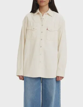 Dorsey XL Western Shirt - Tan Rinse