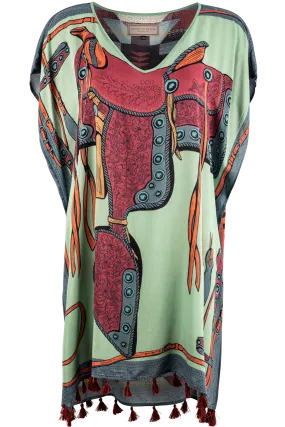 Double D Ranch Print Poncho