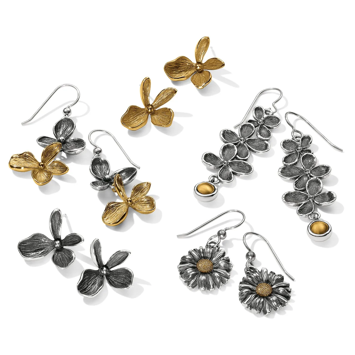 Everbloom Duo French Wire Earrings