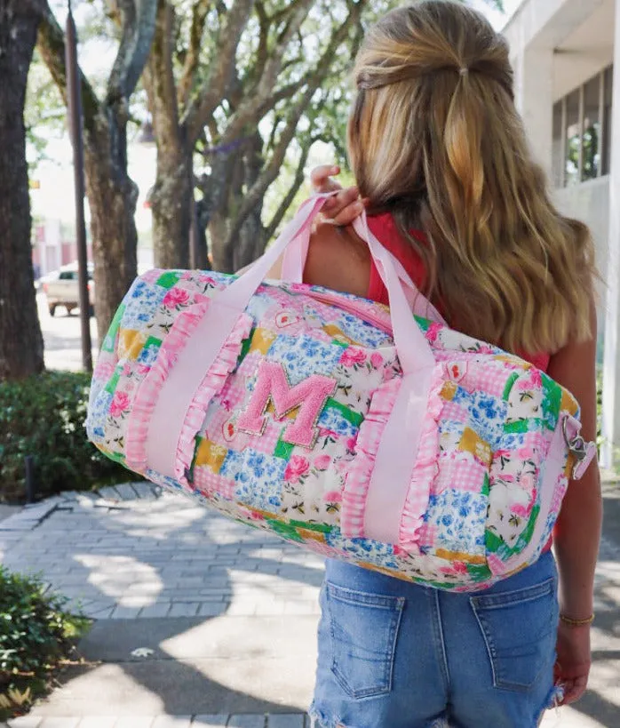 Everyday Duffle - Quilted Flower