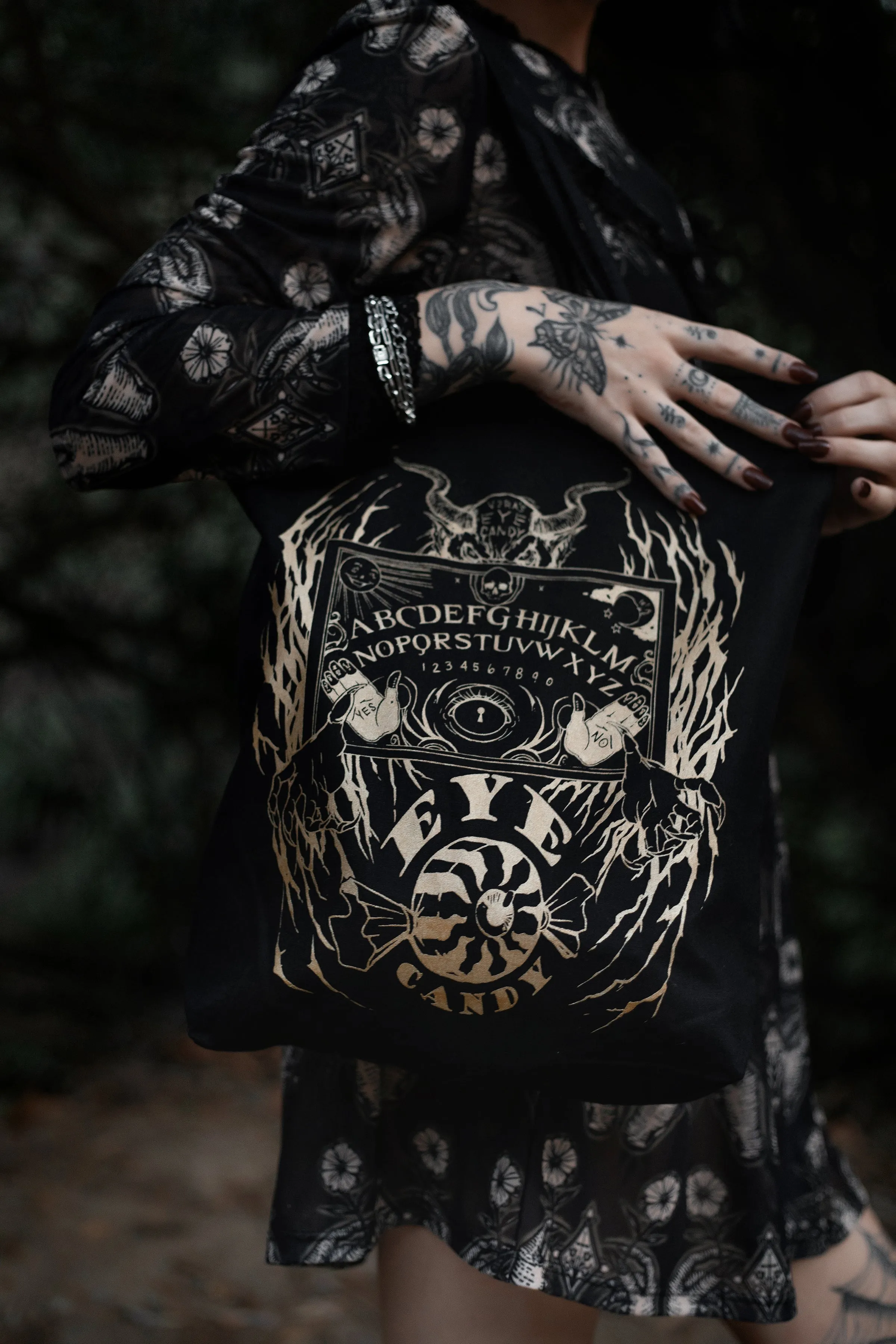 Eyecandy Ouija Board Tote Bag