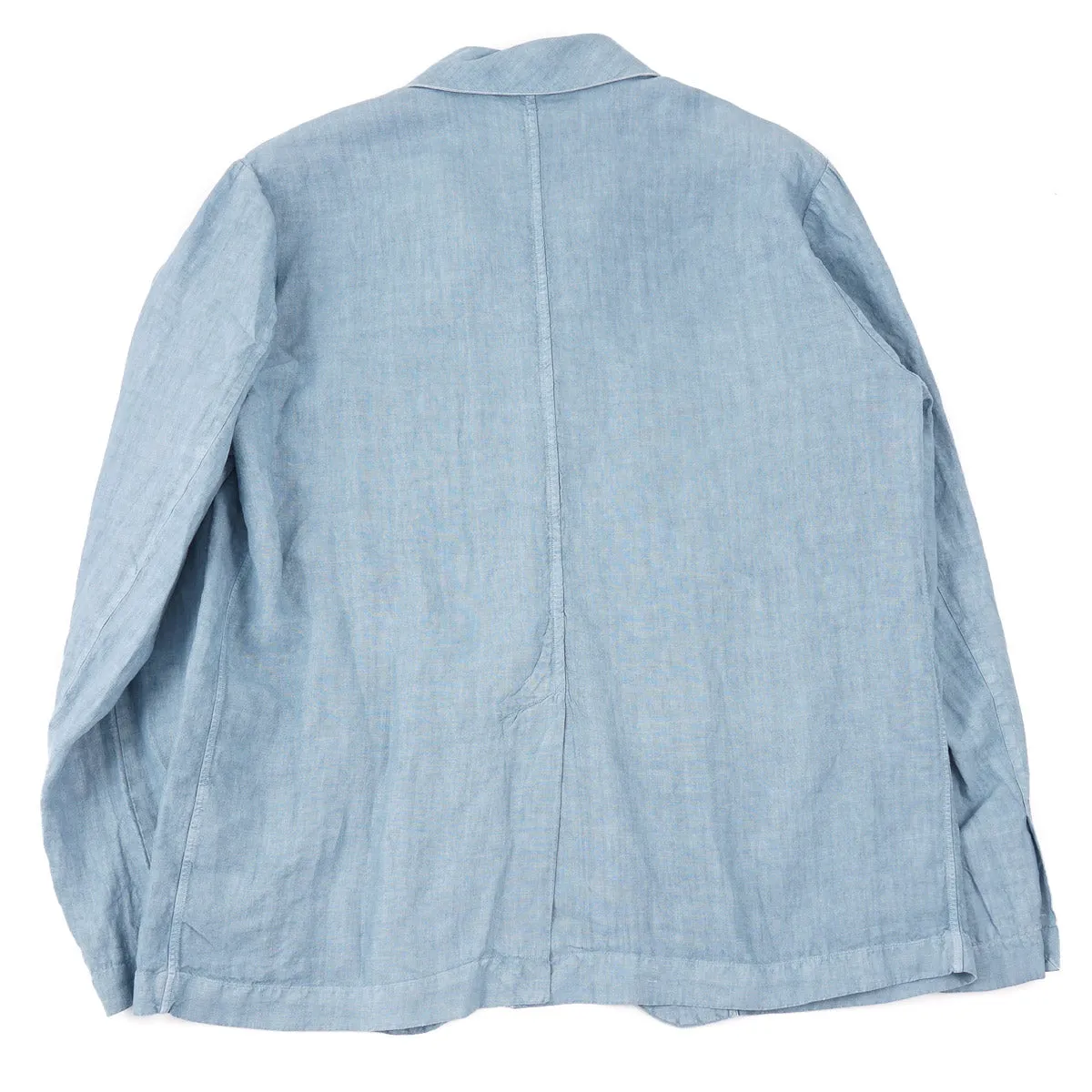 Finamore Unlined Linen Field Jacket