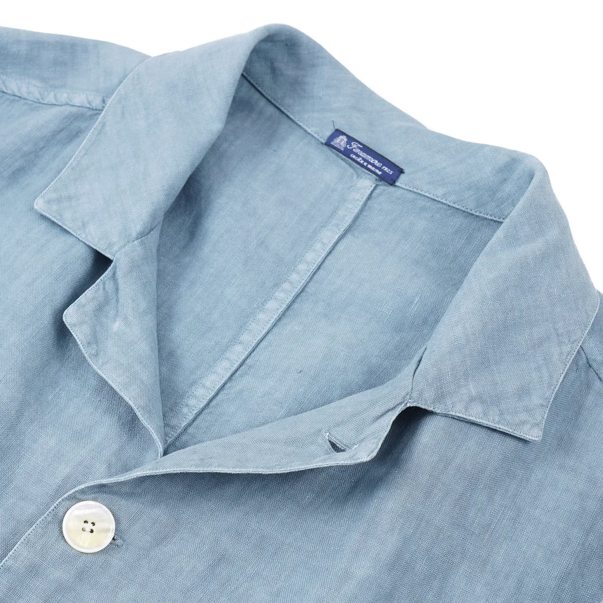 Finamore Unlined Linen Field Jacket