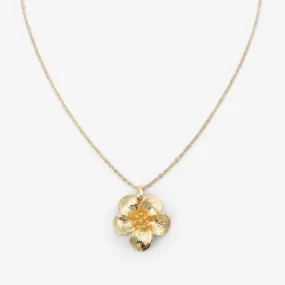 FLOWER NECKLACE Gold