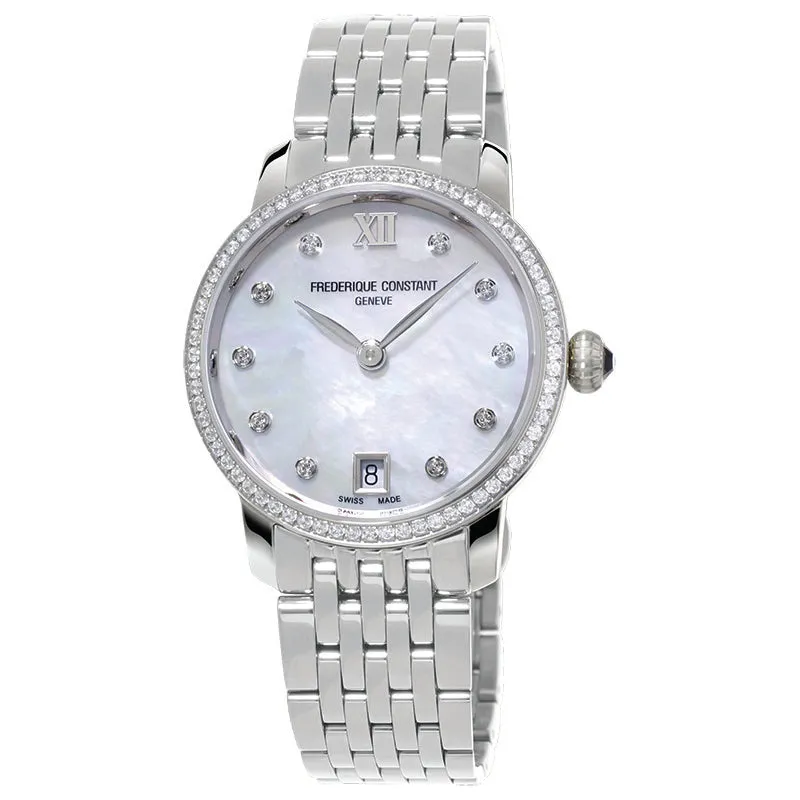 Frederique Constant Slimline Diamond Ladies Quartz