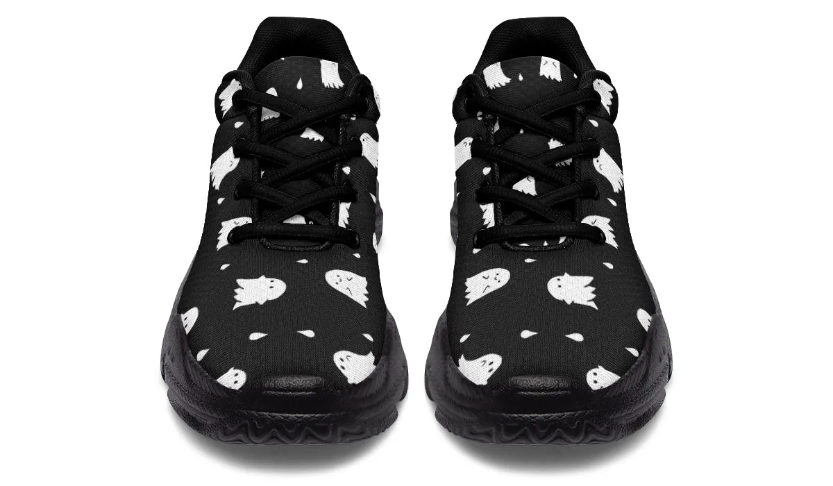 Ghost Party Chunky Sneakers - Light Breathable and Comfortable Sports Shoes with Platform Soles