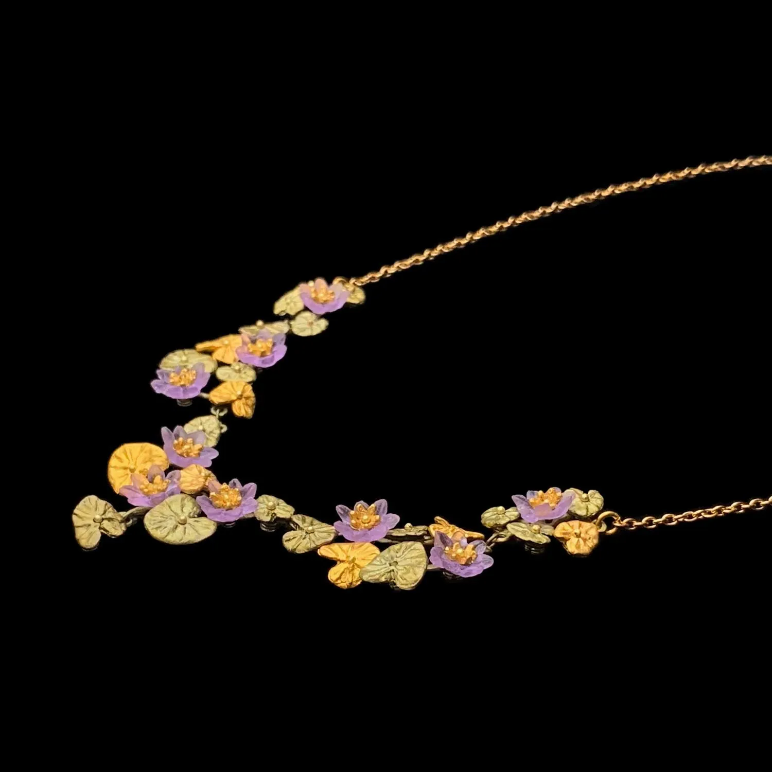 Giverny Water Lilies Necklace - Statement