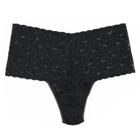 Hanky Panky Retro Lace Thong Black