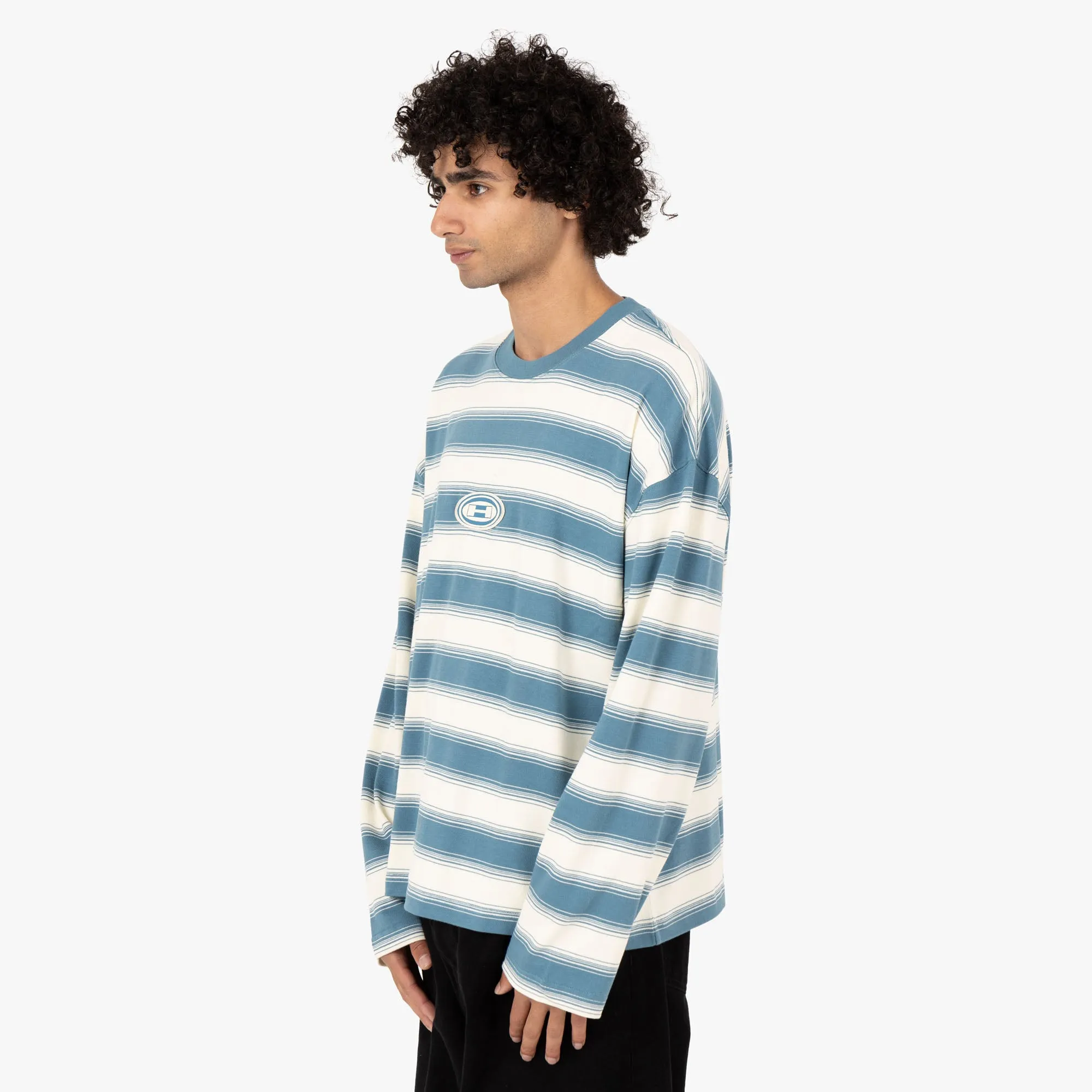 Honor The Gift 1988 Stripe Long Sleeve T-shirt / Cream