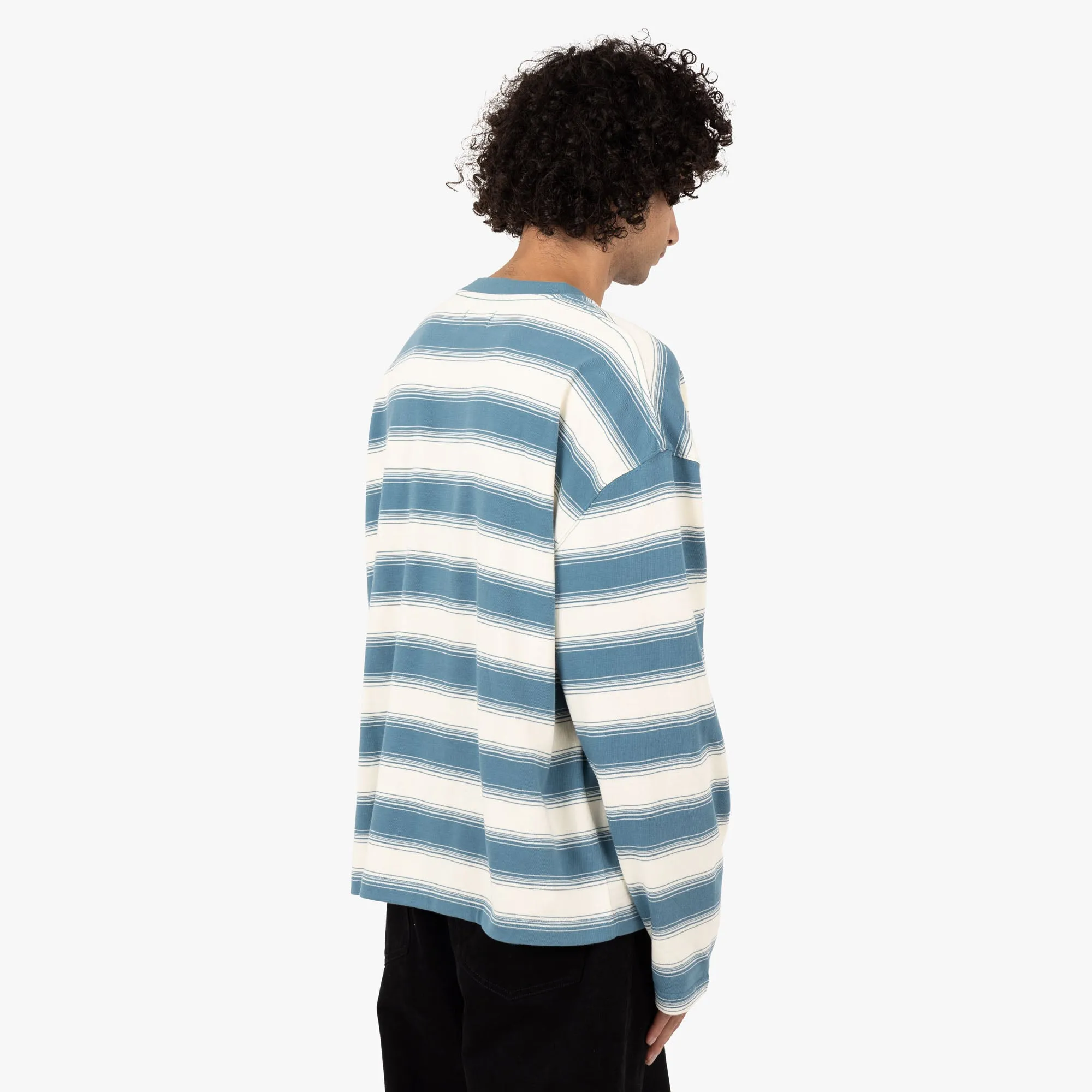 Honor The Gift 1988 Stripe Long Sleeve T-shirt / Cream