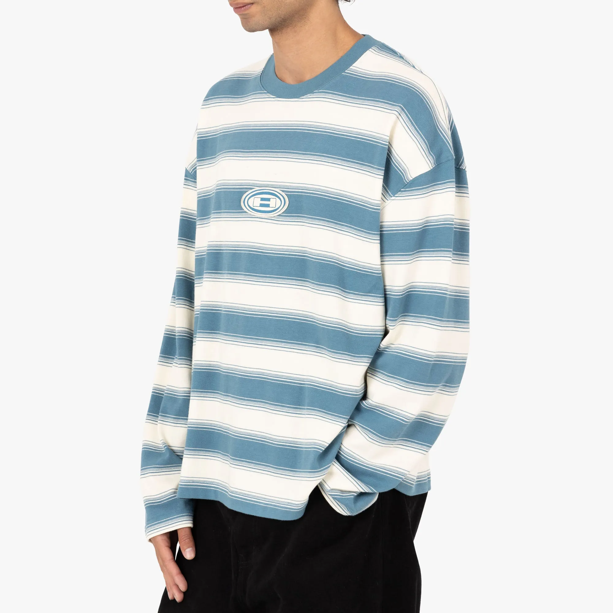 Honor The Gift 1988 Stripe Long Sleeve T-shirt / Cream