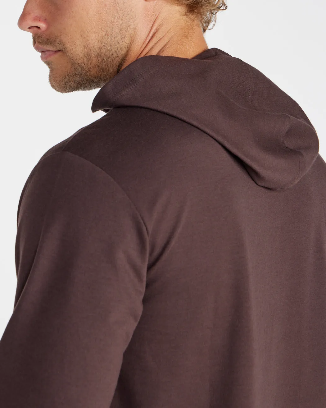 Hooded Drop-Cut Long Sleeve