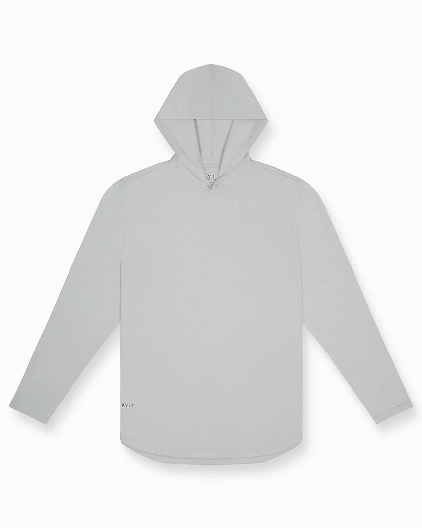 Hooded Drop-Cut Long Sleeve