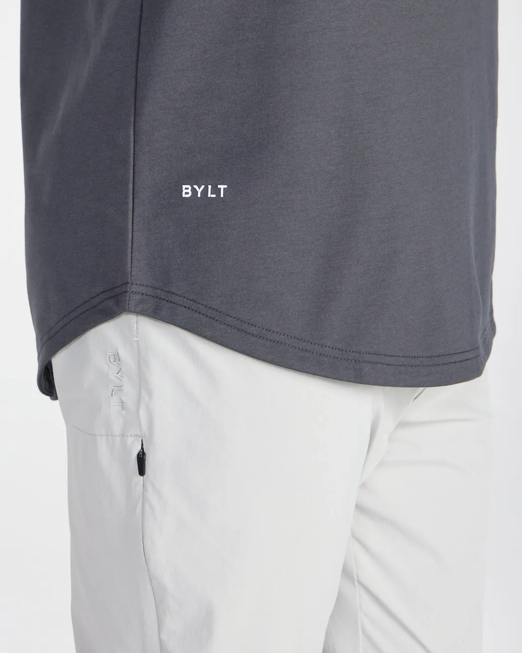 Hooded Drop-Cut Long Sleeve