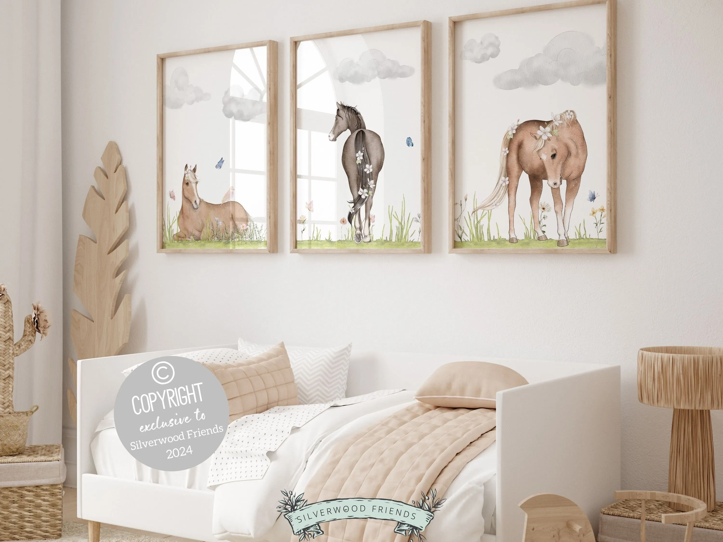 Horse Nursery Prints - Set 2