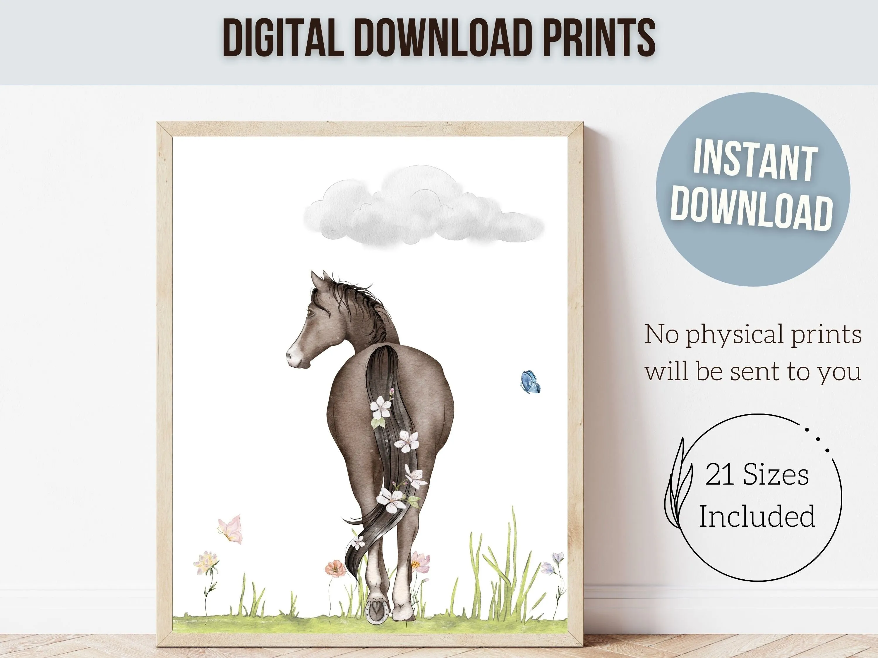 Horse Nursery Prints - Set 2