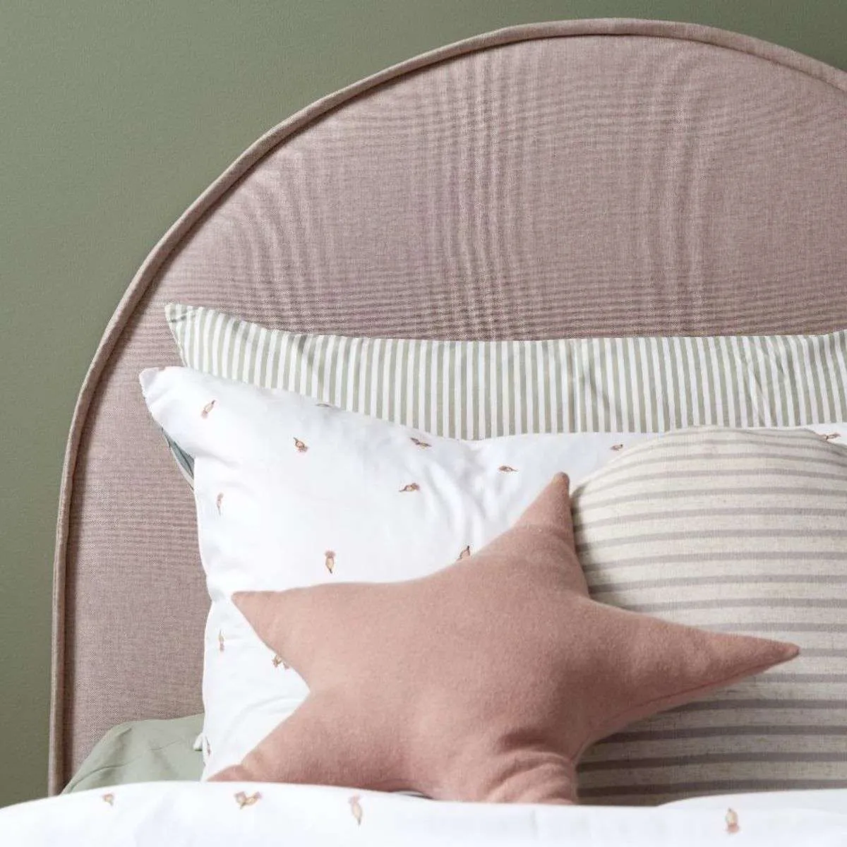 Imogen Single Bed - Dusty Pink