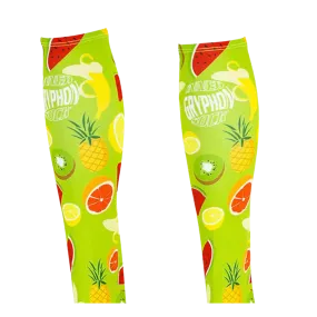 Inner Sock Without Stirrup - Green Fruit