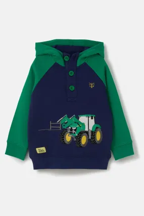 JACK HOODY -GREEN FRONT LOADER