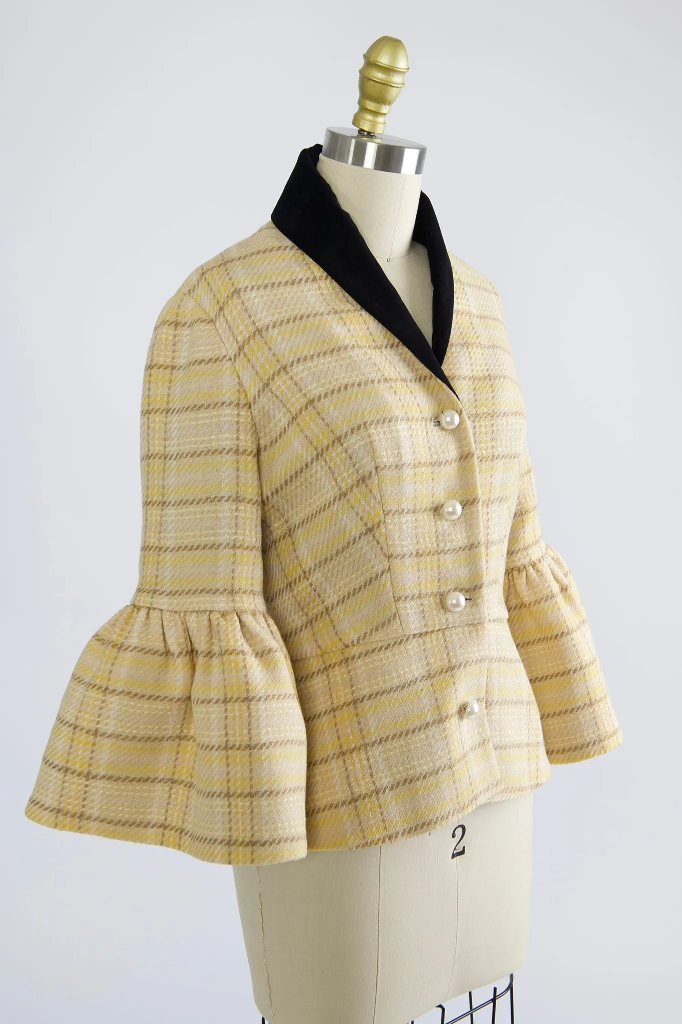 Jerri Jacket in Mohair Tartan