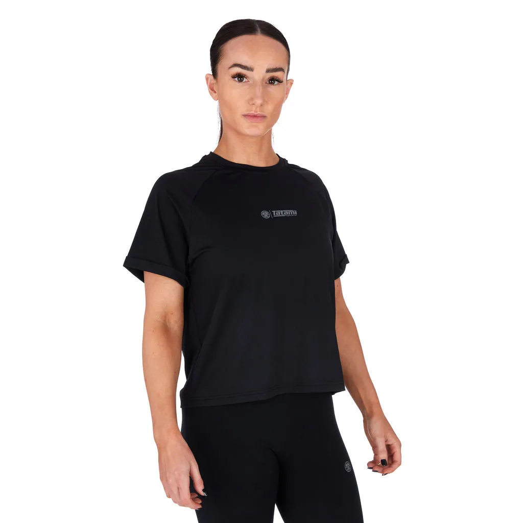 Ladies Fusion Dry Fit T-Shirt - Black