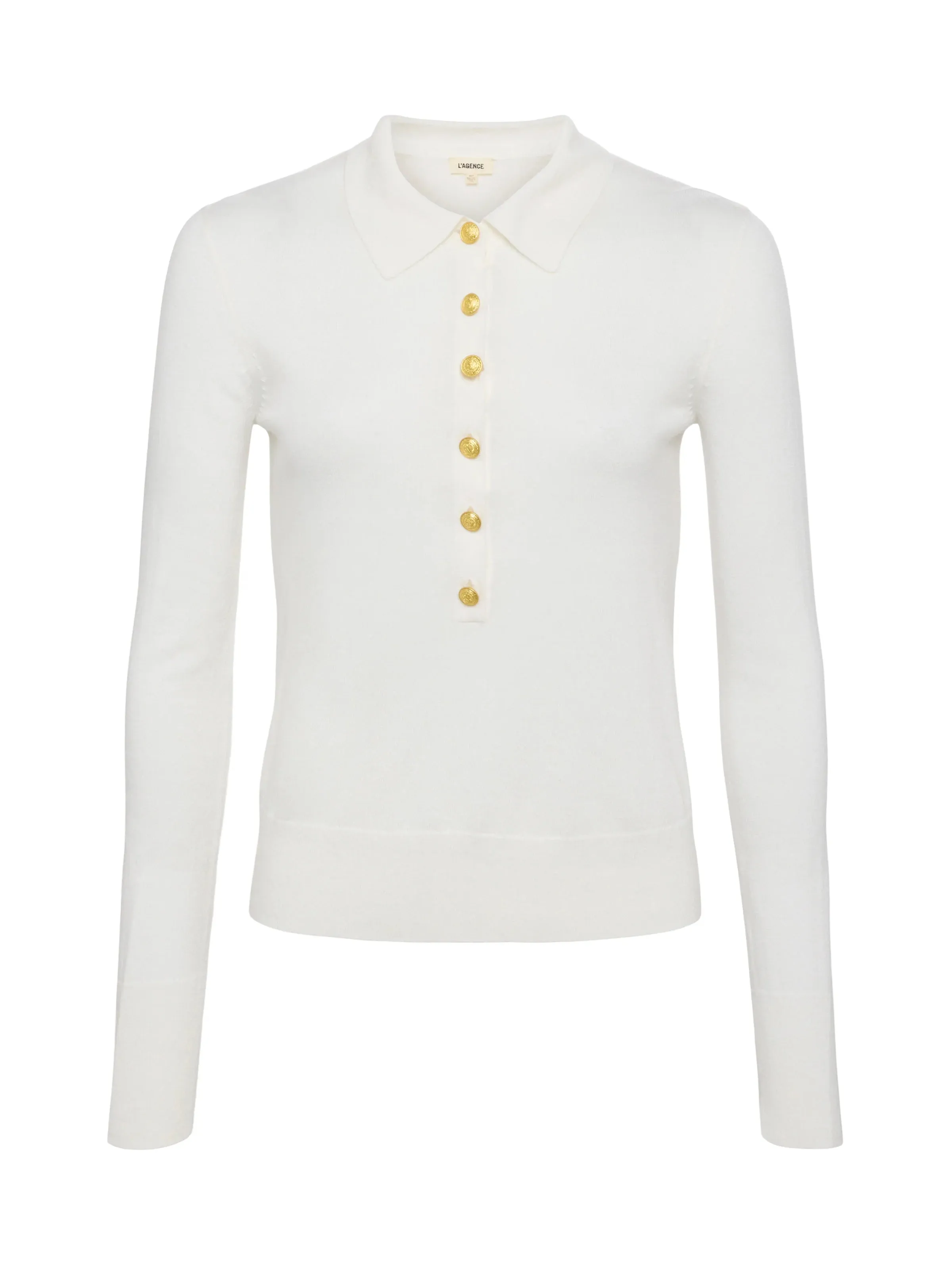 L'AGENCE STERLING COLLARED SWEATER