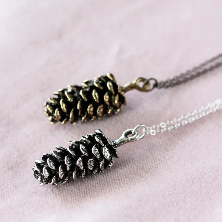 Large Pine Cone Necklace