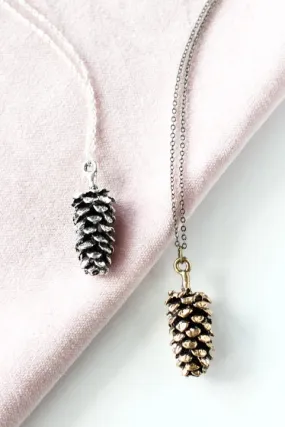 Large Pine Cone Necklace