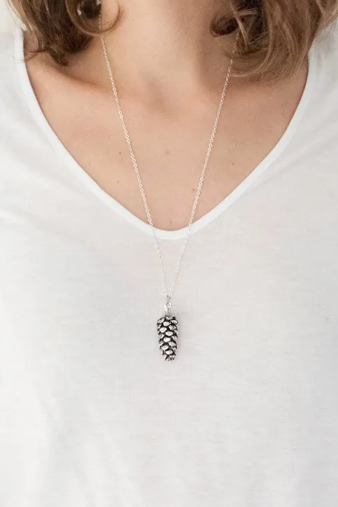 Large Pine Cone Necklace