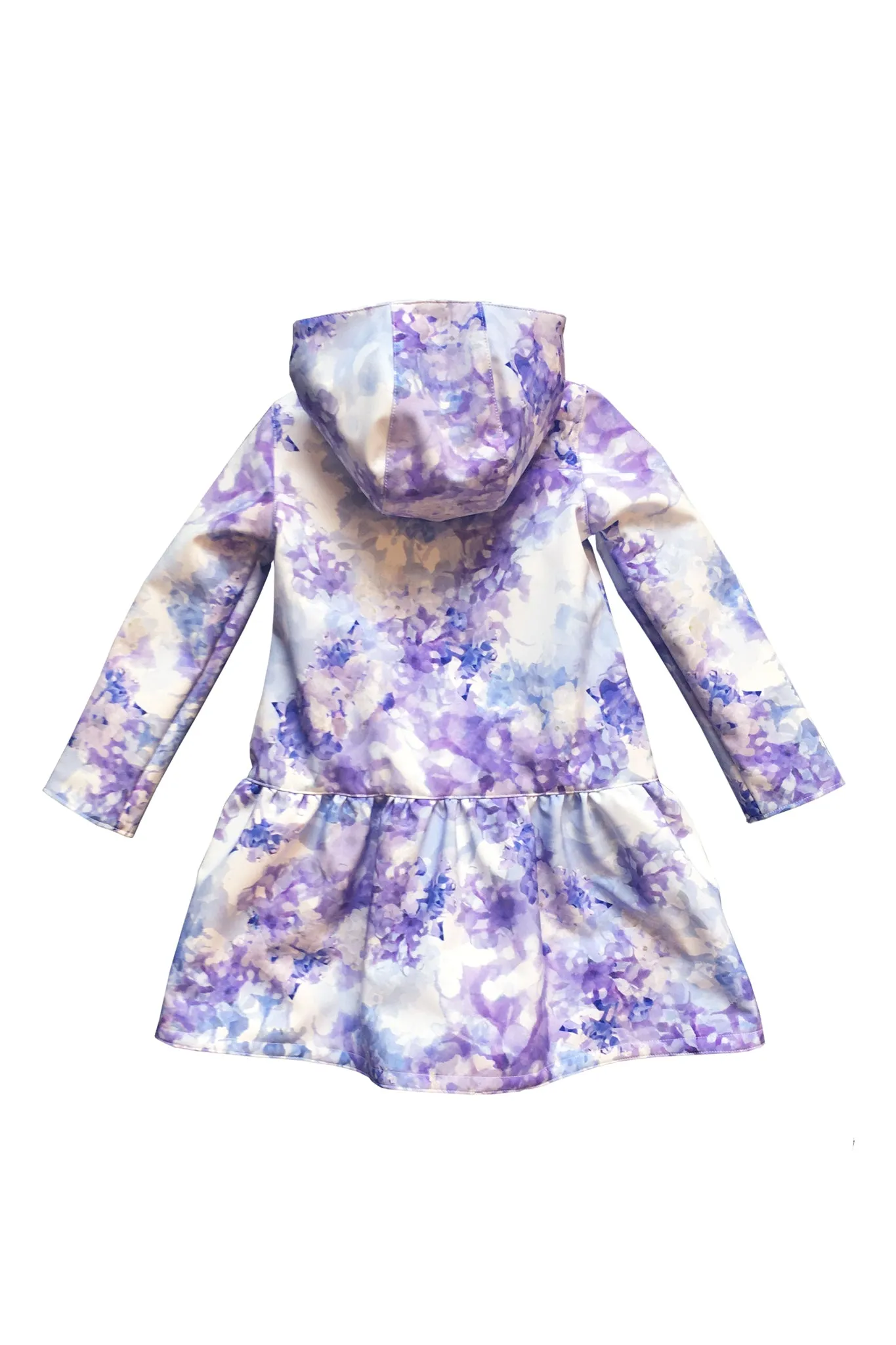 Light Blue Trapeze Coat for Girls | 'Inspiring Blue'