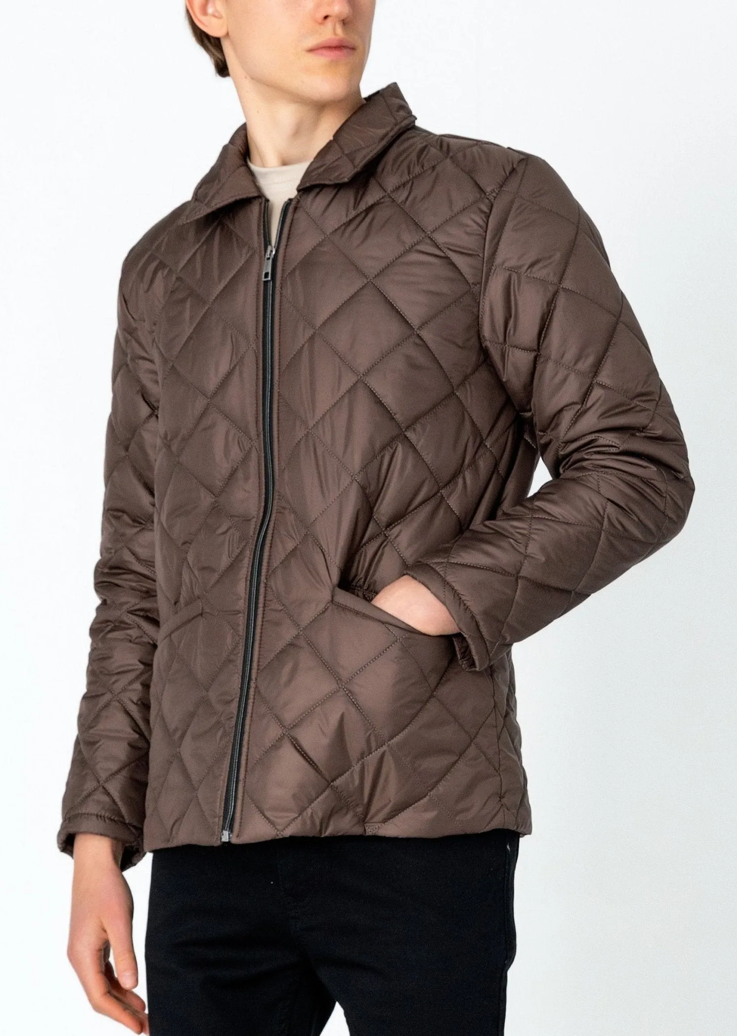 Light Padded Zipper Closure Jacket - Vizon