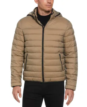 Lightweight Hooded Puffer Jacket