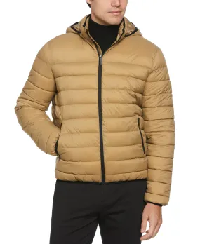 Lightweight Hooded Puffer Jacket