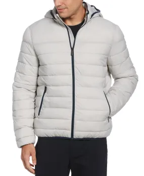 Lightweight Hooded Puffer Jacket