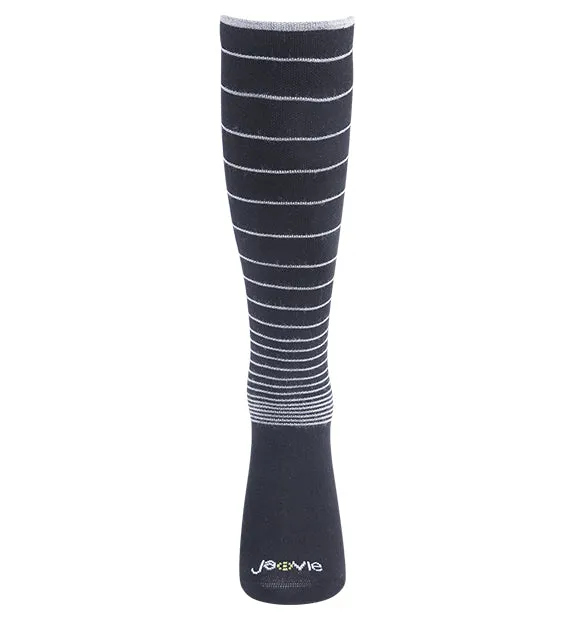 Lightweight Merino Wool Everyday Compression Socks (15-20mmHg) - Stripes