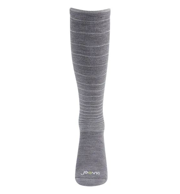 Lightweight Merino Wool Everyday Compression Socks (15-20mmHg) - Stripes