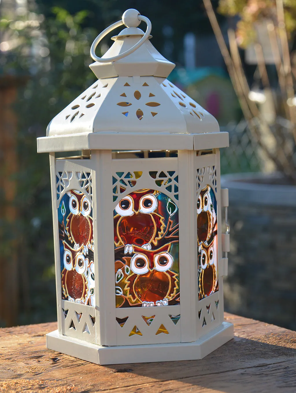 Little Owls Candle Lantern