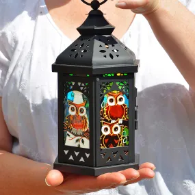 Little Owls Candle Lantern