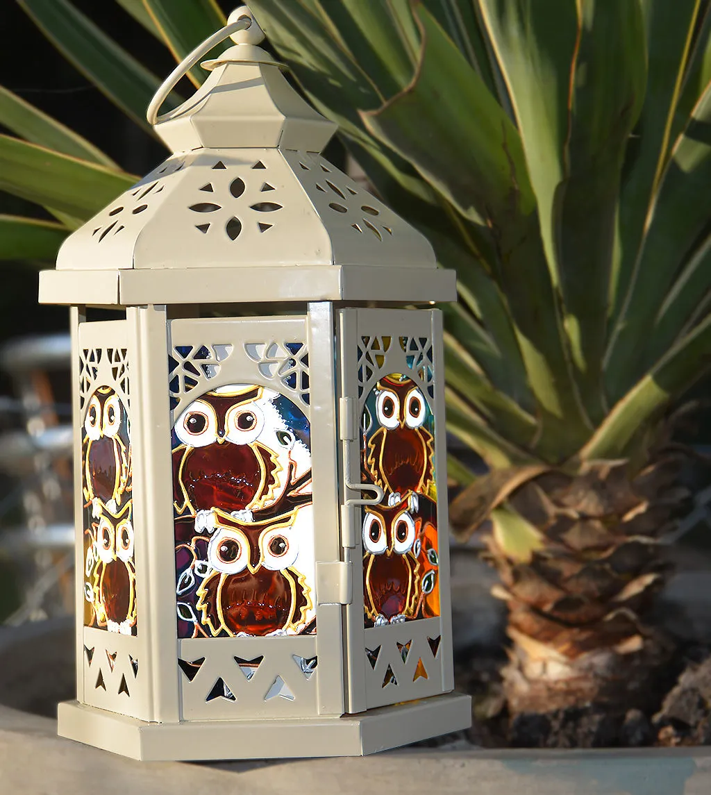 Little Owls Candle Lantern