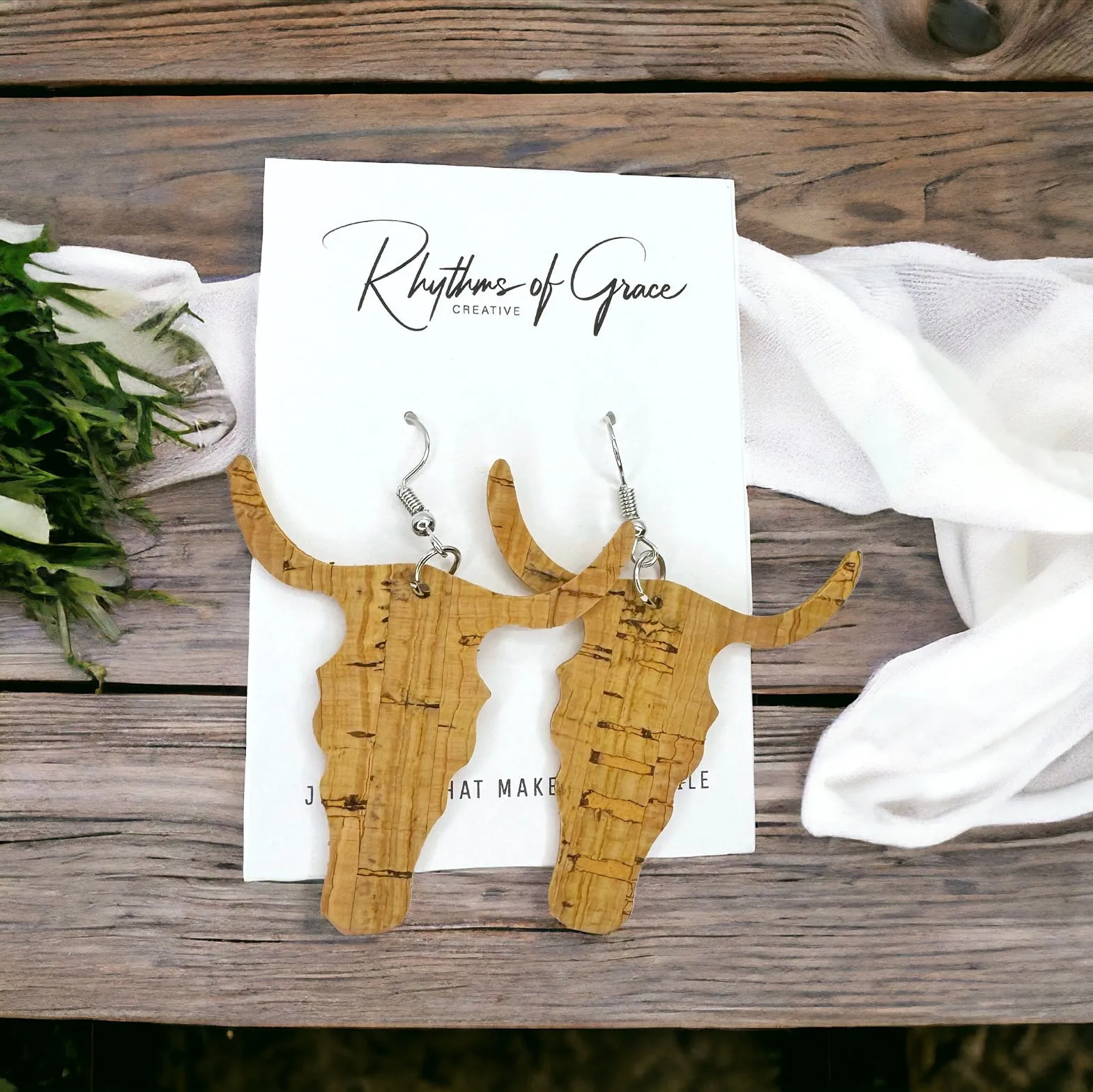 Longhorn Dangle Earrings - Choose from Three Stylish Designs!