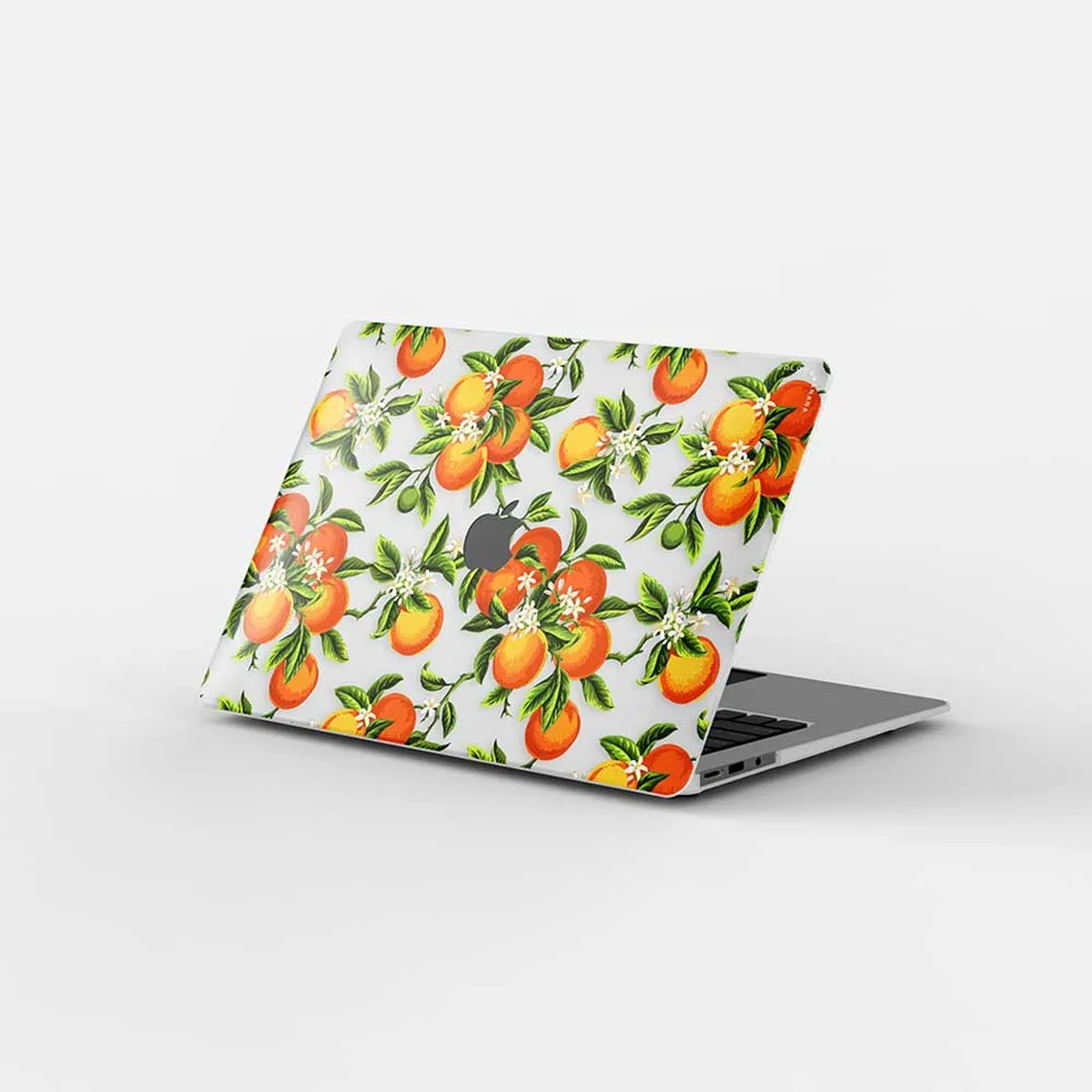 Macbook Case - Oranges On A Branch Mandarin Tree Tangerine