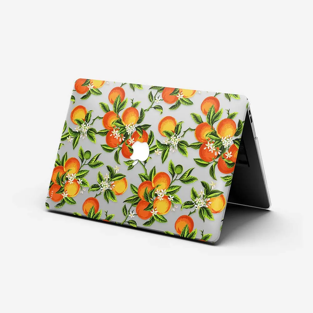 Macbook Case - Oranges On A Branch Mandarin Tree Tangerine