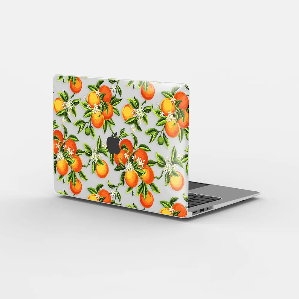 Macbook Case - Oranges On A Branch Mandarin Tree Tangerine